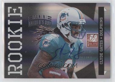 2012 Panini Father's Day - Buyback Autographs #139 - Clyde Gates (2011 Donruss Elite) /5