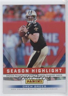 2012 Panini Father's Day - Season Highlights - Cracked Ice #7 - Drew Brees