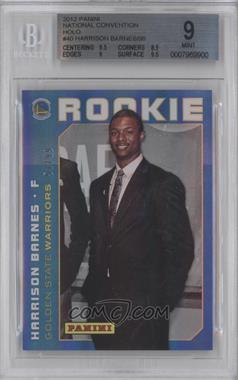 2012 Panini National Convention - [Base] - Holo #40 - Rookie - Harrison Barnes /99 [BGS 9 MINT]