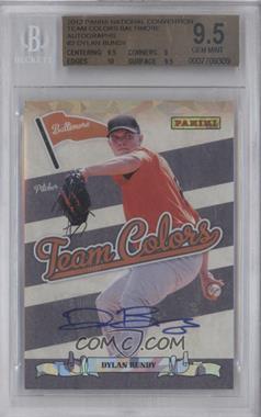 2012 Panini National Convention - Team Colors Baltimore - Cracked Ice Autographs #2 - Dylan Bundy [BGS 9.5 GEM MINT]