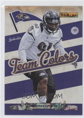 2012 Panini National Convention - Team Colors Baltimore - Cracked Ice #5 - Courtney Upshaw