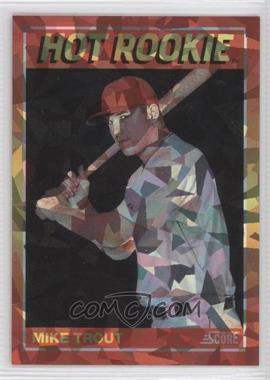 2012 Panini Toronto Fall Expo - Score Hot Rookies - Cracked Ice #13 - Mike Trout