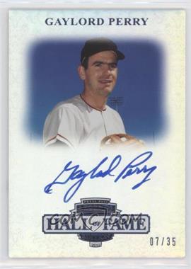 2012 Press Pass Legends Hall of Fame Edition - [Base] - Blue #LG-GP - Gaylord Perry /35