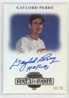 Gaylord Perry #/75