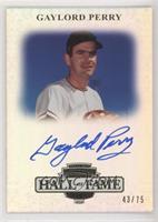 Gaylord Perry #/75