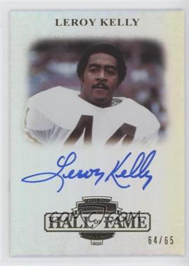 2012 Press Pass Legends Hall of Fame Edition - [Base] - Gold #LG-LK - Leroy Kelly /65
