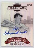 Red Schoendienst #/50