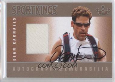 2012 Sportkings Series E - Autograph - Memorabilia - Silver #AM-DK1 - Dean Karnazes /50