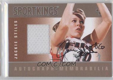 2012 Sportkings Series E - Autograph - Memorabilia - Silver #AM-JST1 - Jackie Stiles /50