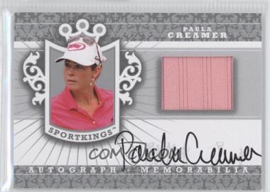 2012 Sportkings Series E - Autograph - Memorabilia - Silver #AM-PC2 - Paula Creamer /40