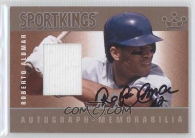 2012 Sportkings Series E - Autograph - Memorabilia - Silver #AM-RA2 - Roberto Alomar /40