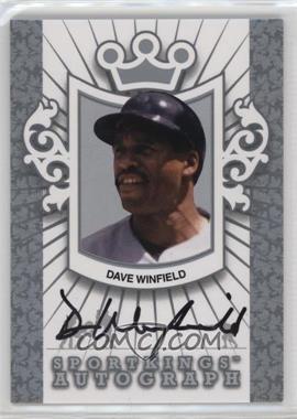 2012 Sportkings Series E - Autograph - Silver #A-DWI1 - Dave Winfield /50