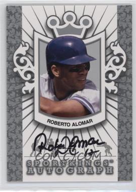 2012 Sportkings Series E - Autograph - Silver #A-RA - Roberto Alomar /40