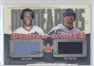 2012 Sportkings Series E - Cityscapes - Silver #CS-02 - Rod Carew, Paul Molitor /30