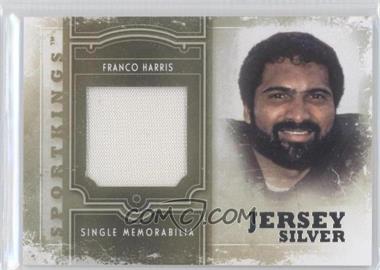 2012 Sportkings Series E - Single Memorabilia - Silver Jersey #SM-14 - Franco Harris