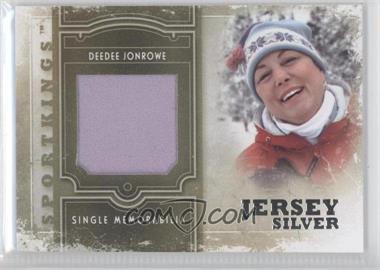 2012 Sportkings Series E - Single Memorabilia - Silver Jersey #SM-15 - Deedee Jonrowe