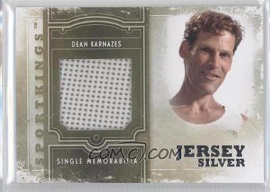 2012 Sportkings Series E - Single Memorabilia - Silver Jersey #SM-16 - Dean Karnazes