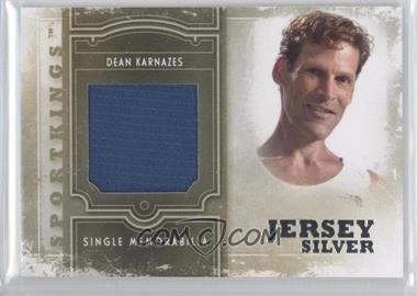 2012 Sportkings Series E - Single Memorabilia - Silver Jersey #SM-16 - Dean Karnazes