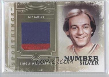 2012 Sportkings Series E - Single Memorabilia - Silver Number #SM-05 - Guy Lafleur /9