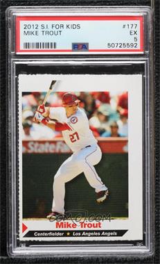 2012 Sports Illustrated for Kids Series 5 - [Base] #177 - Mike Trout [PSA 5 EX]