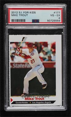 2012 Sports Illustrated for Kids Series 5 - [Base] #177 - Mike Trout [PSA 4 VG‑EX]