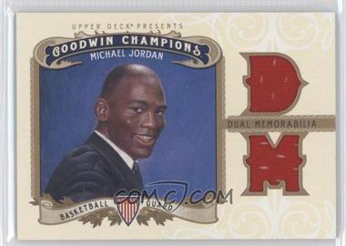 2012 Upper Deck Goodwin Champions - Authentic Memorabilia - Dual Swatch #M2-MJ - Michael Jordan