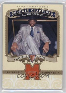 2012 Upper Deck Goodwin Champions - Authentic Memorabilia #M-AM - Alonzo Mourning