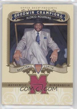 2012 Upper Deck Goodwin Champions - Authentic Memorabilia #M-AM - Alonzo Mourning