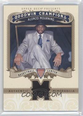 2012 Upper Deck Goodwin Champions - Authentic Memorabilia #M-AM - Alonzo Mourning