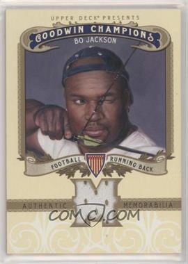 2012 Upper Deck Goodwin Champions - Authentic Memorabilia #M-BJ - Bo Jackson