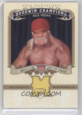 2012 Upper Deck Goodwin Champions - Authentic Memorabilia #M-HH - Hulk Hogan