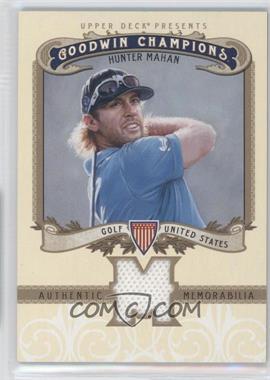 2012 Upper Deck Goodwin Champions - Authentic Memorabilia #M-HM - Hunter Mahan