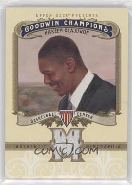 2012 Upper Deck Goodwin Champions - Authentic Memorabilia #M-HO - Hakeem Olajuwon