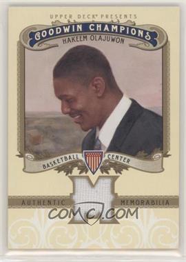 2012 Upper Deck Goodwin Champions - Authentic Memorabilia #M-HO - Hakeem Olajuwon