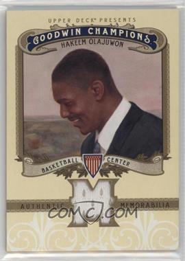 2012 Upper Deck Goodwin Champions - Authentic Memorabilia #M-HO - Hakeem Olajuwon