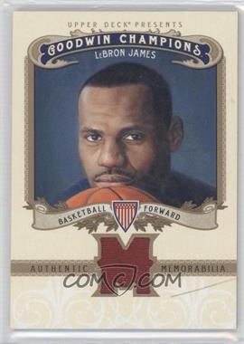 2012 Upper Deck Goodwin Champions - Authentic Memorabilia #M-LJ - LeBron James