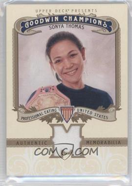 2012 Upper Deck Goodwin Champions - Authentic Memorabilia #M-ST - Sonya Thomas