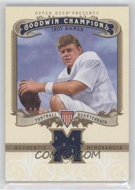 2012 Upper Deck Goodwin Champions - Authentic Memorabilia #M-TA - Troy Aikman