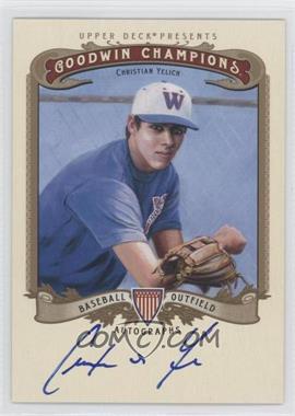 2012 Upper Deck Goodwin Champions - Autographs #A-CY - Christian Yelich