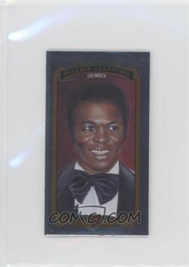 2012 Upper Deck Goodwin Champions - [Base] - Minis Foil #53 - Lou Brock