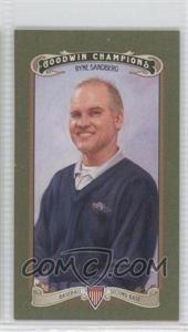 2012 Upper Deck Goodwin Champions - [Base] - Minis Green Lady Luck Back #101 - Ryne Sandberg