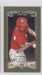 2012 Upper Deck Goodwin Champions - [Base] - Minis Green Lady Luck Back #219 - Aaron Altherr