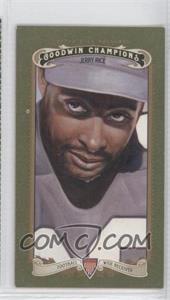 2012 Upper Deck Goodwin Champions - [Base] - Minis Green Lady Luck Back #39 - Jerry Rice