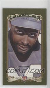 2012 Upper Deck Goodwin Champions - [Base] - Minis Green Lady Luck Back #39 - Jerry Rice