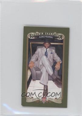 2012 Upper Deck Goodwin Champions - [Base] - Minis Green Lady Luck Back #41 - Alonzo Mourning