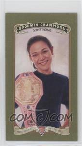 2012 Upper Deck Goodwin Champions - [Base] - Minis Green Lady Luck Back #45 - Sonya Thomas