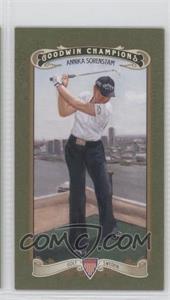 2012 Upper Deck Goodwin Champions - [Base] - Minis Green Lady Luck Back #66 - Annika Sorenstam