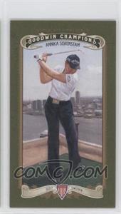 2012 Upper Deck Goodwin Champions - [Base] - Minis Green Lady Luck Back #66 - Annika Sorenstam