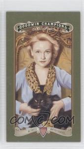 2012 Upper Deck Goodwin Champions - [Base] - Minis Green Lady Luck Back #69 - Carole Lombard