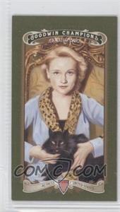 2012 Upper Deck Goodwin Champions - [Base] - Minis Green Lady Luck Back #69 - Carole Lombard